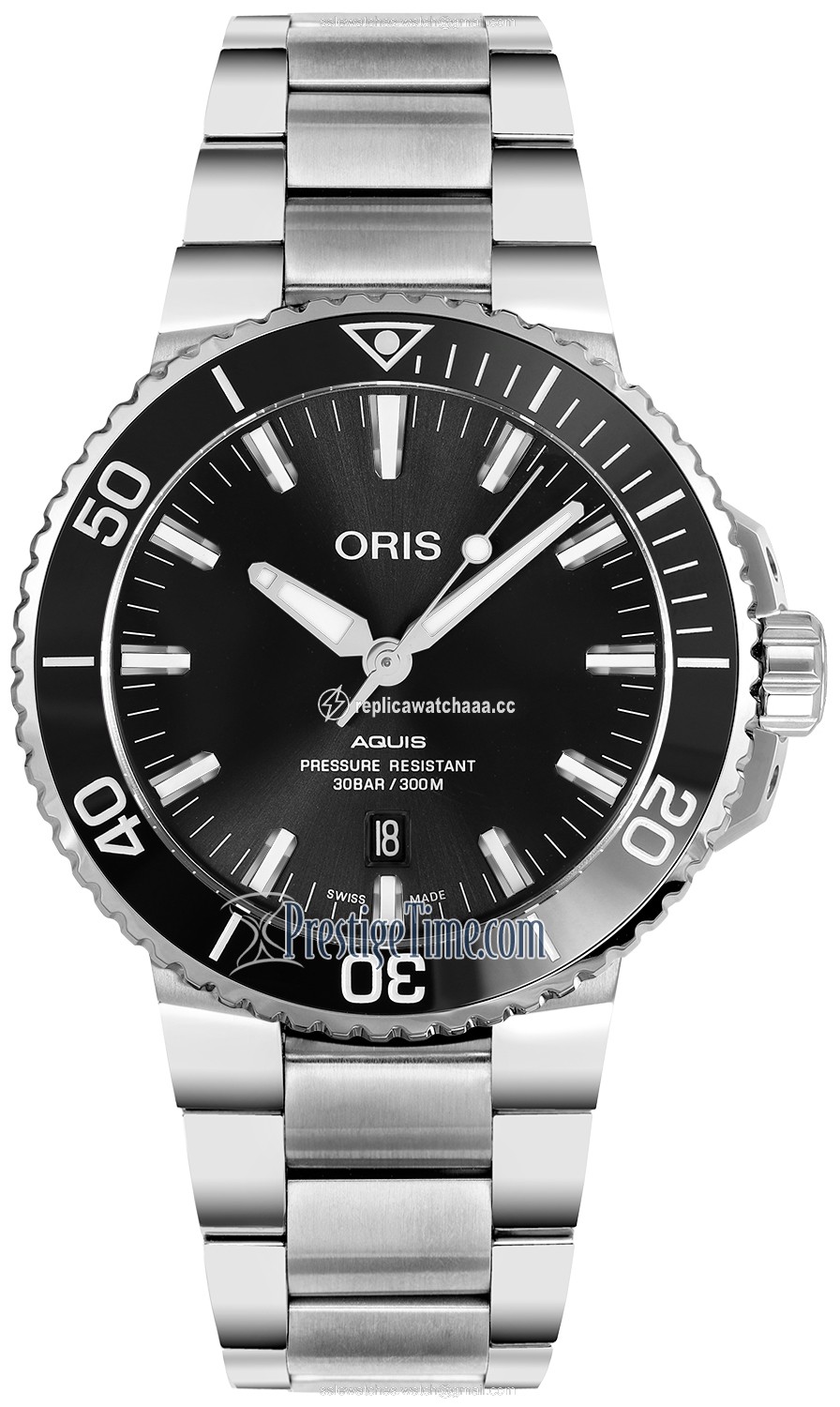 01 733 7732 4134-07 8 21 05PEB Oris Aquis Date 39.5mm Mens Watch 01 733 7732 4134-07 8 21 05PEB Oris Aquis Date 39.5mm Mens Watch